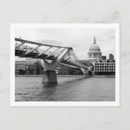 London: Millennium Bridge & St. Paul's Cathedral Vykort