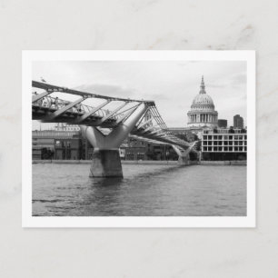 London: Millennium Bridge & St. Paul's Cathedral Vykort