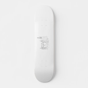 London Mini Skateboard Bräda 18,5 Cm