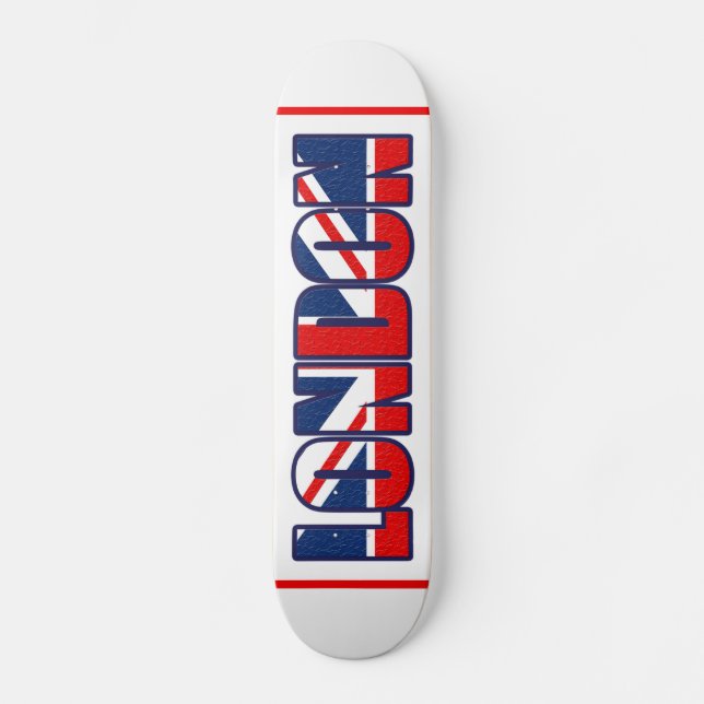 London Mini Skateboard Bräda 18,5 Cm (Framsida)
