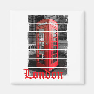 London Mobil Box Vintage Souvenir Magnet