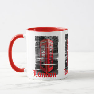 London Mobil Box Vintage Souvenir Mugg
