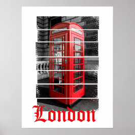 London Mobil Box Vintage Souvenir Poster