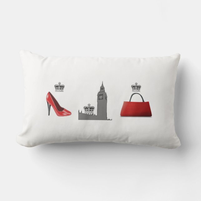 London Mode Big Ben Pillow Lumbarkudde (Framsida)