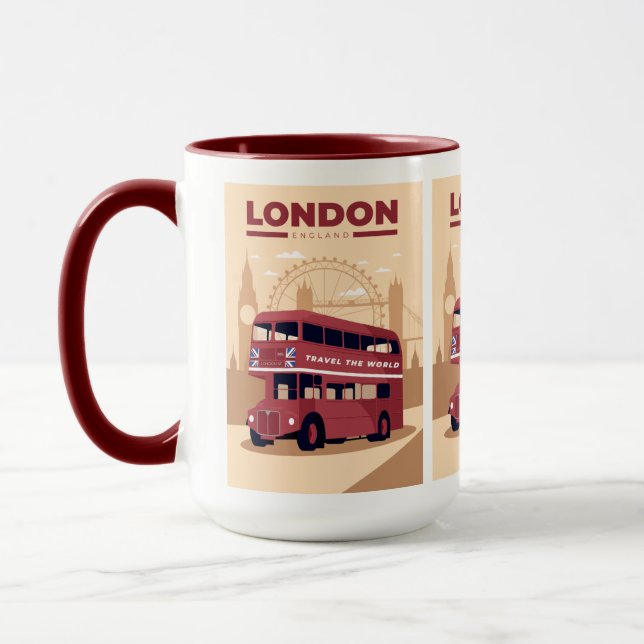LONDON mugg (Vänster)