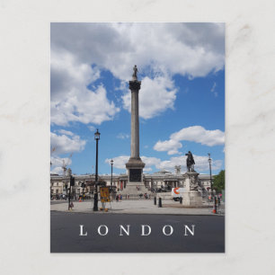 London Nelson Column vykort sett framifrån