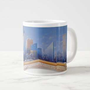 London New York Crash Jumbo Mugg