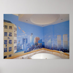 London New York krasch Poster