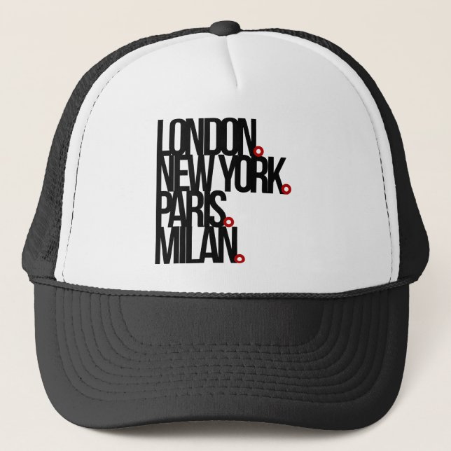 London New York Paris Milan Keps (Framsida)