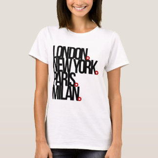 London New York Paris Milan Tee