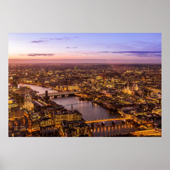 London night Skyline Poster (Framsidan)