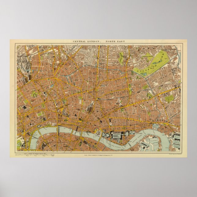 London Northeast Poster (Framsidan)