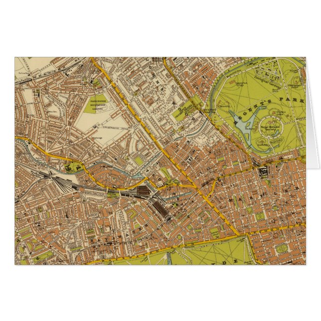 London Northwest Hälsningskort (Framsidan Horizontal)