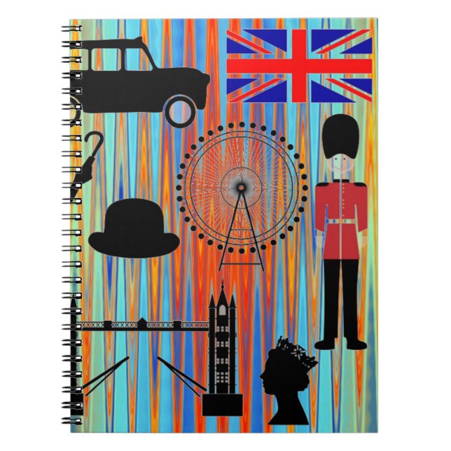 London Notebook Anteckningsbok (Framsidan)