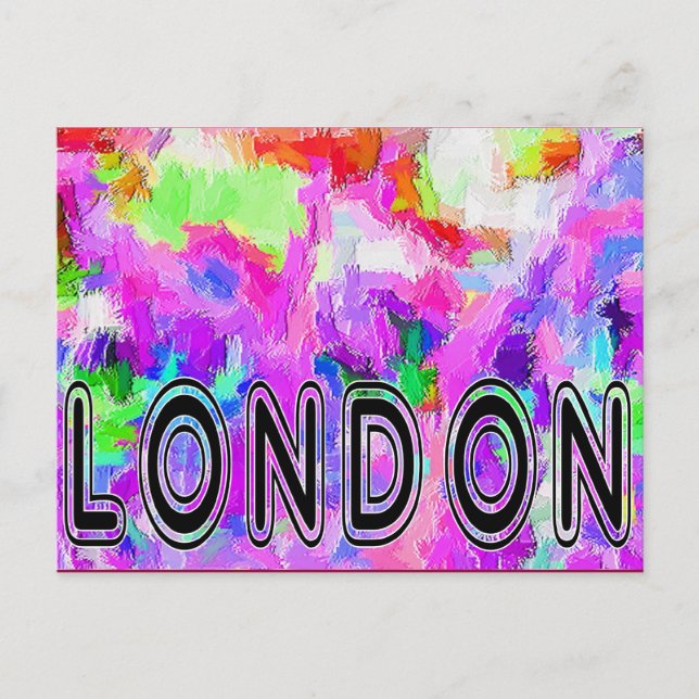 London Nottinghill Carnival firande vykort (Framsida)