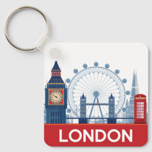 London Nyckelring