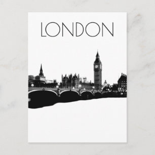London och Big Ben Vykort
