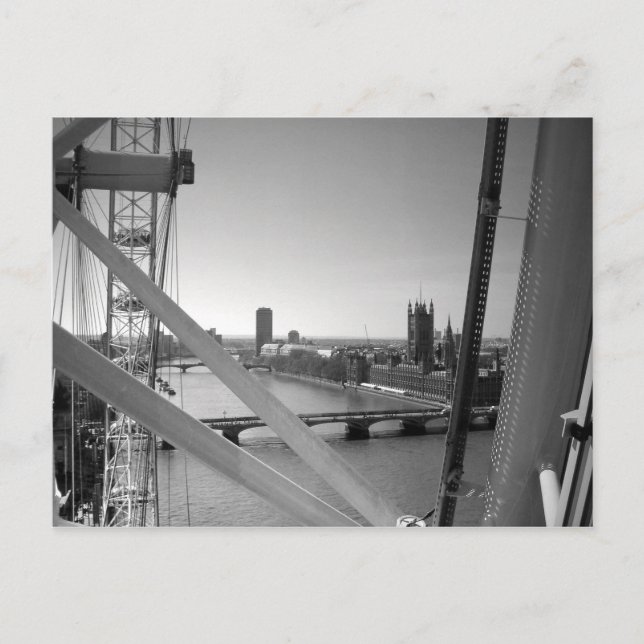 london öga big ben-vykort vykort (Framsida)