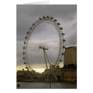 London Öga Card Hälsningskort