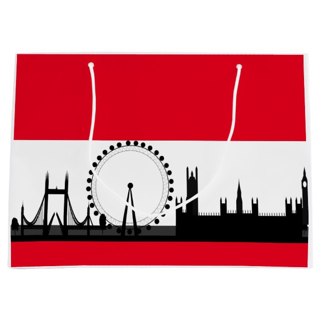 London Öga City Ferris Wheel England Gift Bag (Framsidan)