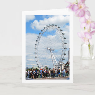 London Öga Ferris-hjulet, London, England Kort