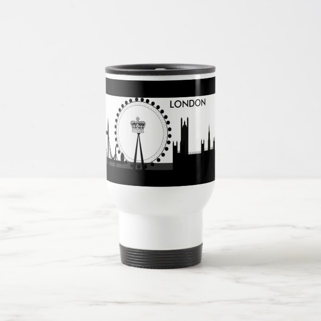 London Öga Ferris Wheel England London Skyline Mug Resemugg (Center)