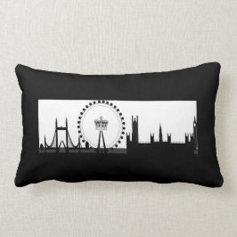 London Öga Ferris Wheel Skyline London Pillow Lumbarkudde