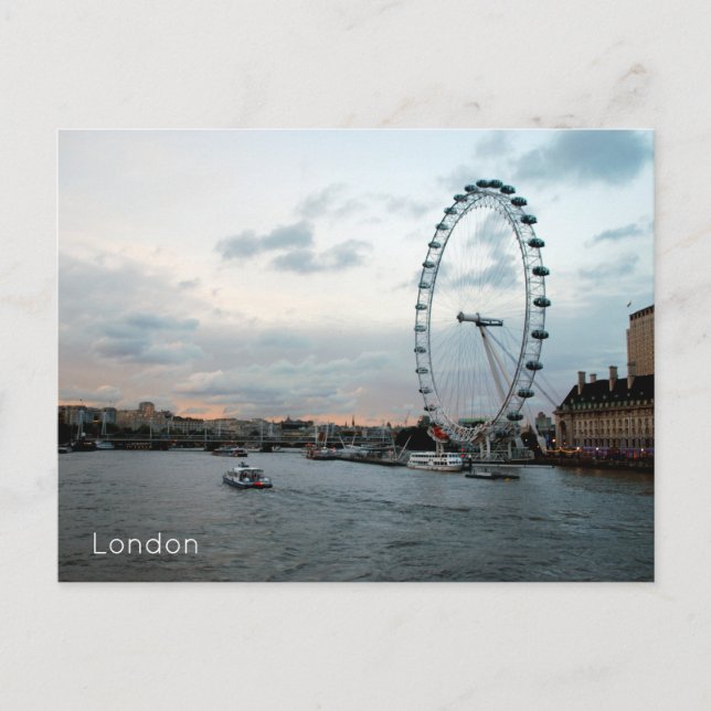 London Öga Helg Vykort (Framsida)