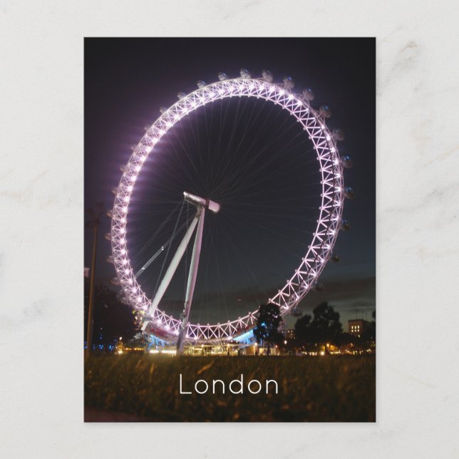 London Öga Helg Vykort (Framsida)