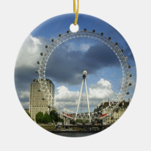 London Öga Julgransprydnad Keramik