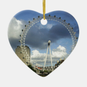 London Öga Julgransprydnad Keramik