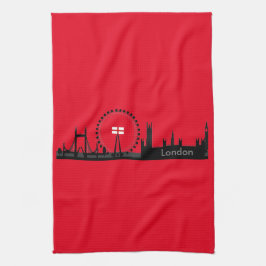 London Öga Kitchen Towels Kökshandduk