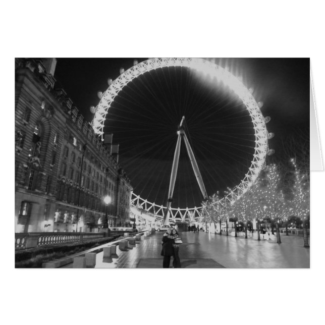 London Öga OBS Kort (Framsidan Horizontal)