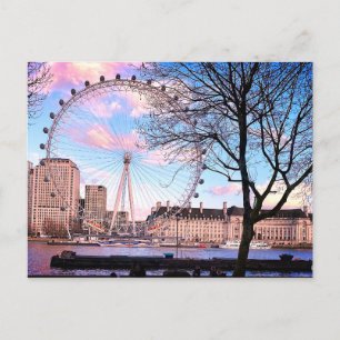 London Öga Observation Wheel #2 vykort