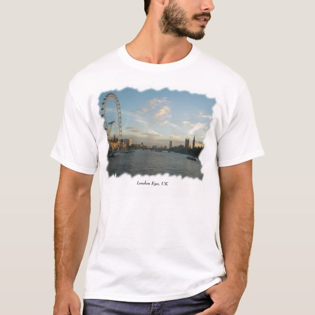 London öga och parlament t-shirt (Framsida)