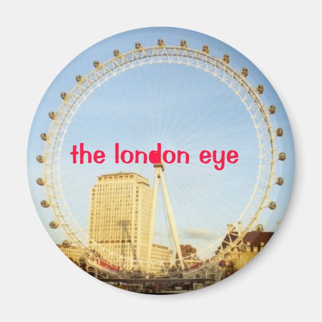 London Öga, ... öga Magnet (Framsidan)