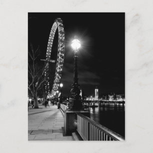 London Öga på natten Vykort