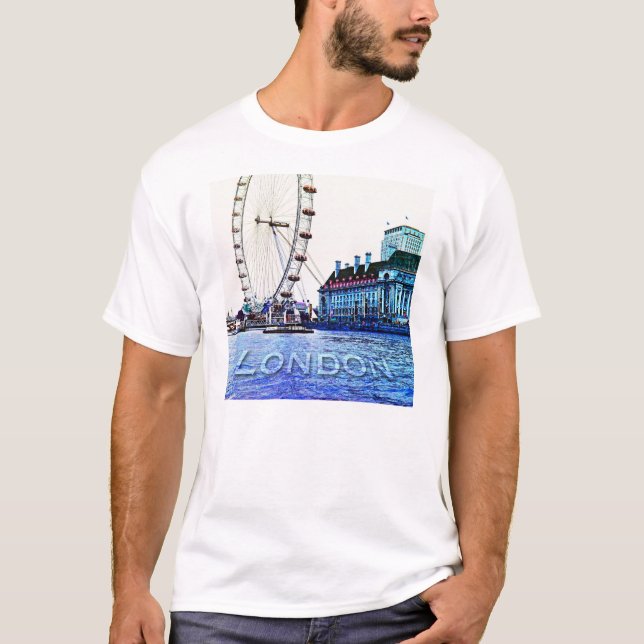 London öga t-shirt (Framsida)