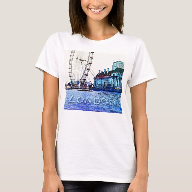 London öga t-shirt (Framsida)