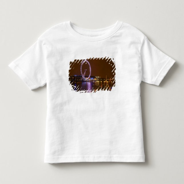 London Öga, Thames och ljus från Tee Shirt (Framsida)