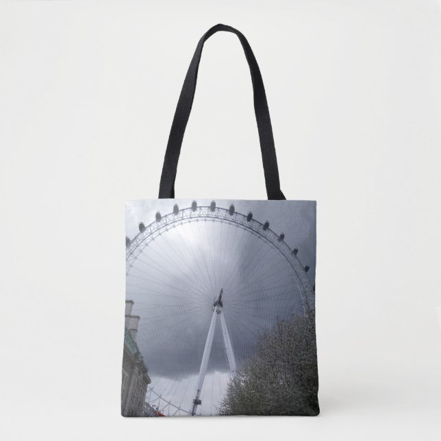 London Öga Tote Bag Tygkasse (Framsida)