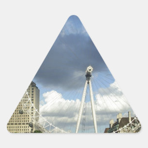 London Öga Triangelformat Klistermärke