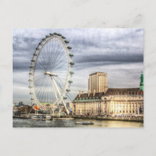 London Öga Vykort