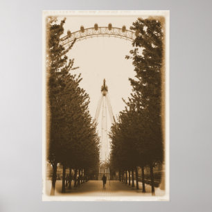 London Öga - Walk the Line Poster