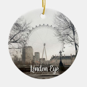 London ögaprydnad julgransprydnad keramik