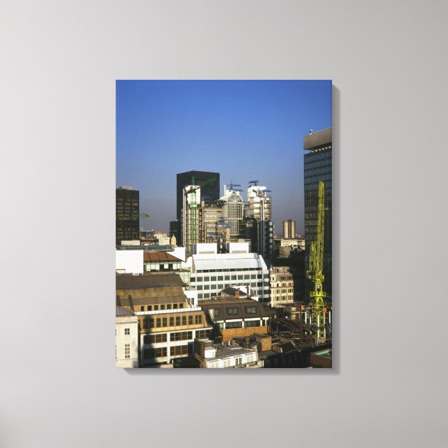 London på 1990-talet canvastryck (Framsida)