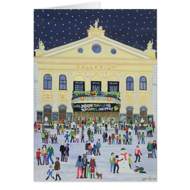 London Palladium "Joseph" 1992 Hälsningskort (Framsidan)