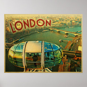 London panorama poster