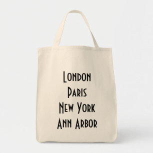 London Paris New York Ann Arbor Tygkasse
