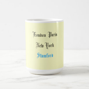 "London Paris New York" kaffemugg